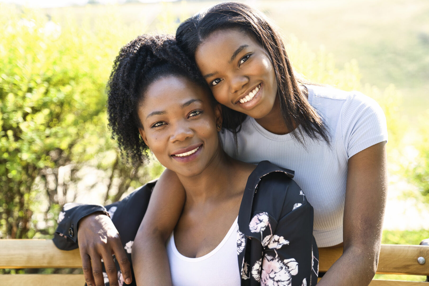 A Latin American Mother with her Daughter Together